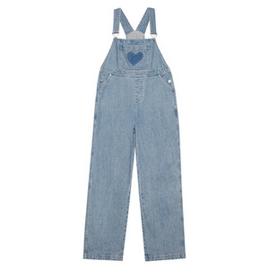 Salopeta dama casual din denim - model larg cu buzunar