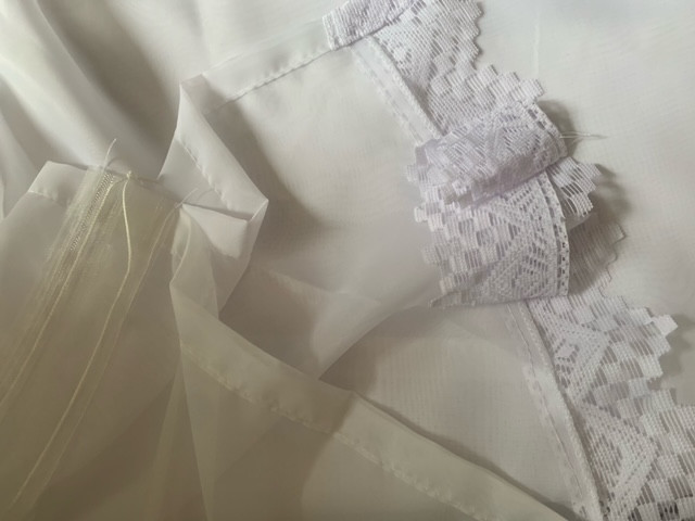 Перде с ширит лента Tessa, 350x150 cm, 100% Полиестер, Бял