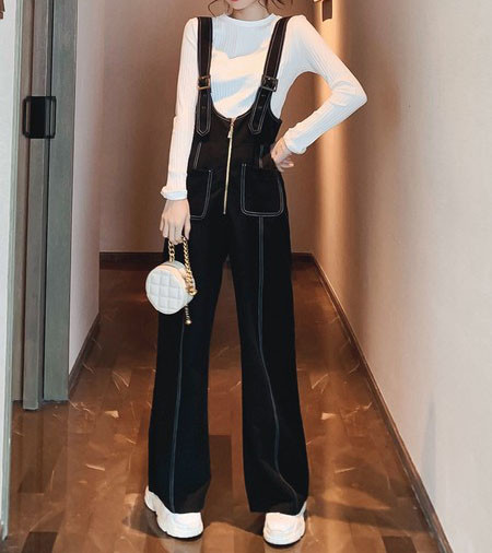 Νέο μοντέλο γυναικεία ολόσωμη φόρμα με φερμουάρ