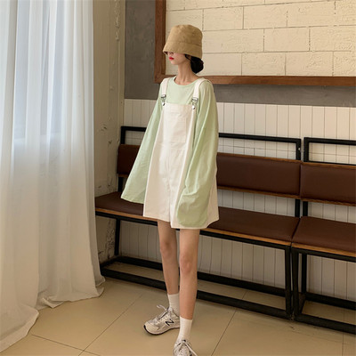 Salopeta de dama scurta model gratuit cu bretele