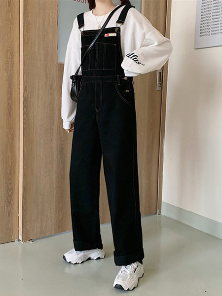 Γυναικείες ολόσωμες φόρμες τζιν με κεντήματα