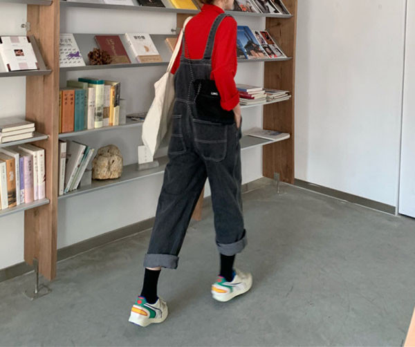 Salopeta casual dama cu buzunare