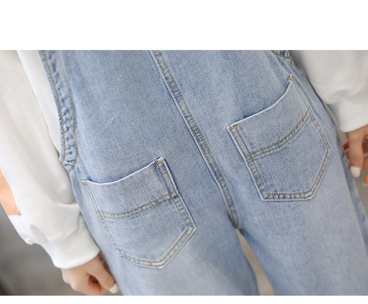 Salopetă de damă uni cu bretele colorate