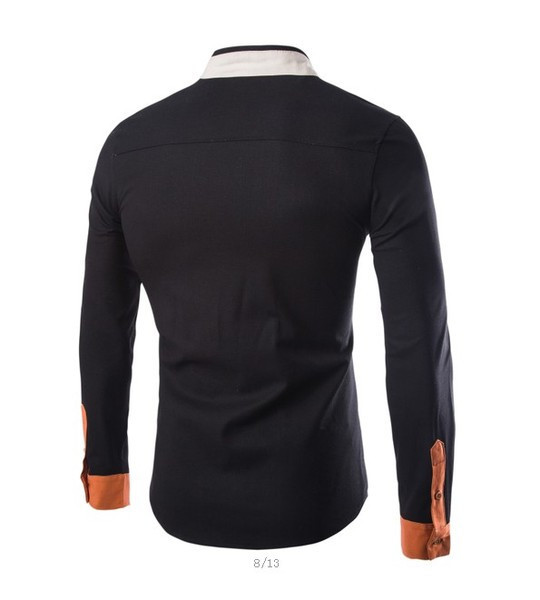 Aktualna muška košulja sa klasičnom kragnom i gumbima