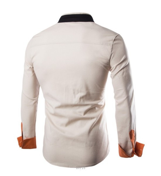 Aktualna muška košulja sa klasičnom kragnom i gumbima