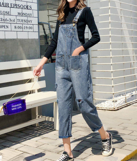 Salopeta dama model lat cu buzunare