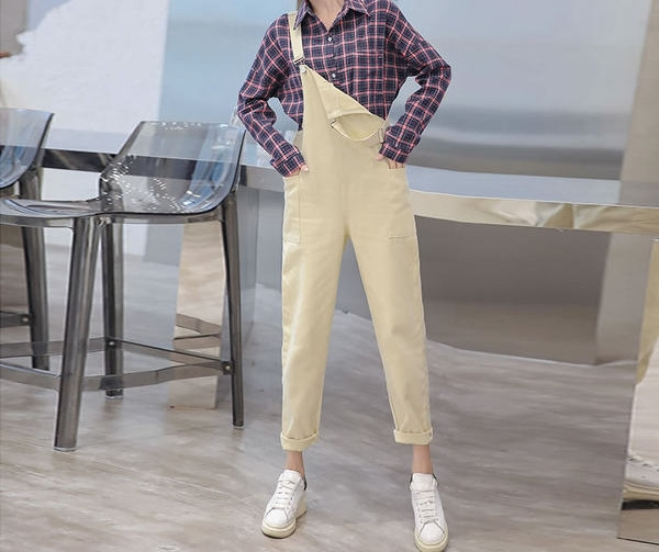 Ženski elegantni kombinezon s džepom prikladan za proljeće