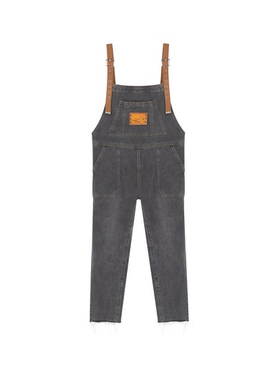 Salopeta de dama cu buzunare si emblema