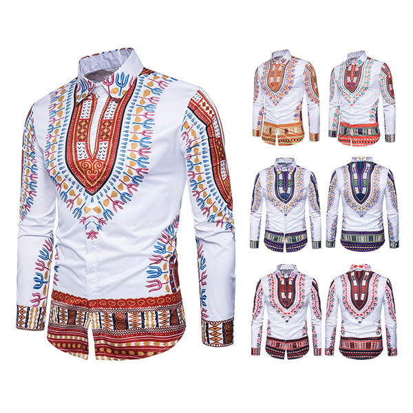 Aktualna muška košulja sa klasičnom kragnom i vezom