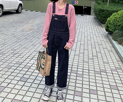 Salopeta casual de dama cu model lat de buzunar