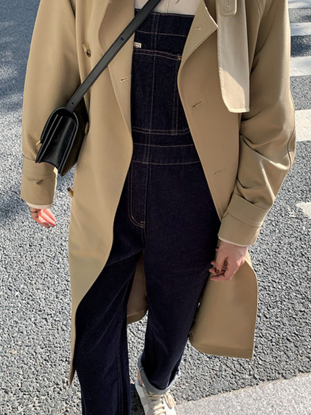 Salopeta casual de dama cu model lat de buzunar