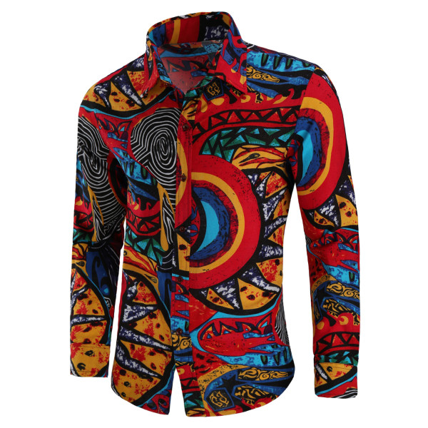 Cămașă casual bărbătească, model mulat, cu mâneci lungi