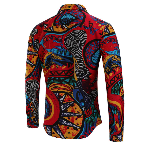 Cămașă casual bărbătească, model mulat, cu mâneci lungi