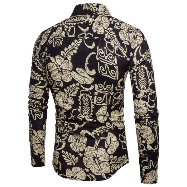 Cămașă de ultimă oră pentru bărbați, cu model mulat