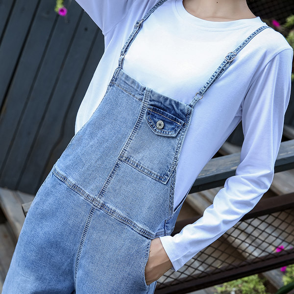 Model nou de salopete de dama cu talie inalta