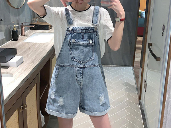 Γυναικείες κοντές  ολόσωμες φόρμες με σκισμένα μοτίβα