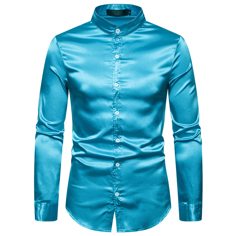 Muška elegantna pripijena košulja s klasičnim ovratnikom