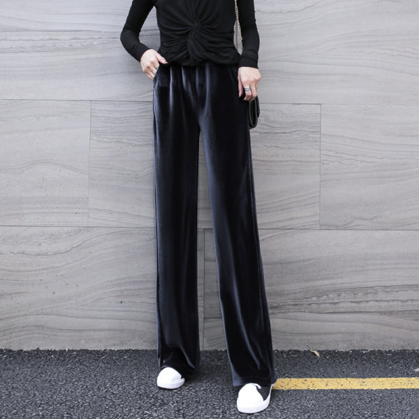 Pantaloni casual dama din catifea in mai multe culori