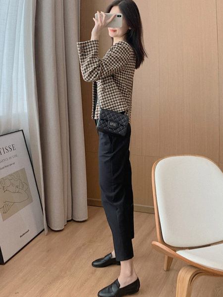 Pantaloni casual dama-model drept