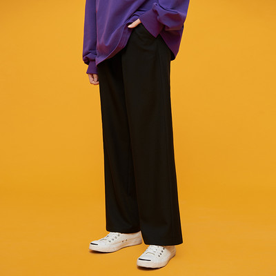 Pantaloni negri casual dama model lat