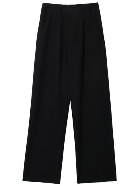 Pantaloni negri casual dama model lat