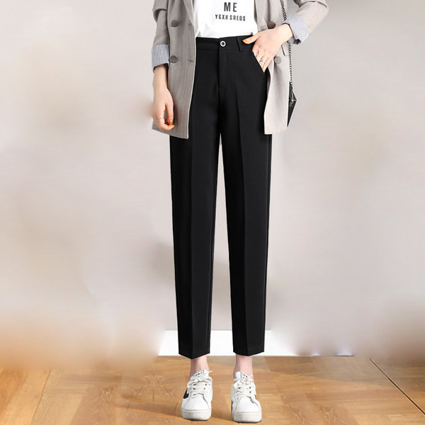 Pantaloni drepti de dama moderni in mai multe culori