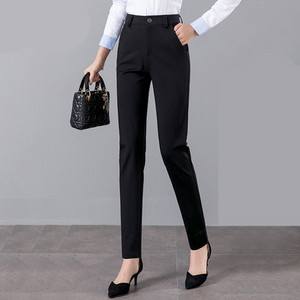 Pantaloni eleganti de dama cu talie inalta - mai multe lungimi