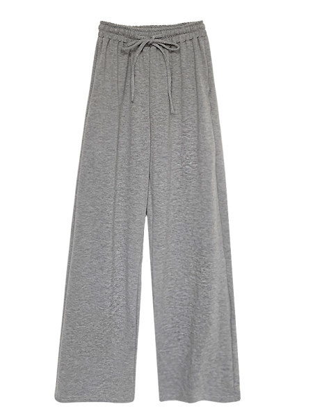 Pantaloni casual dama cu elastic si talie inalta