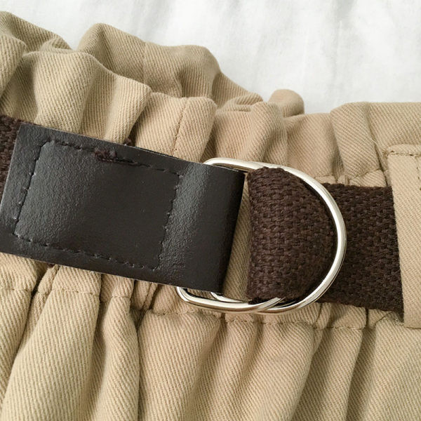 Pantaloni eleganti de dama cu centura si buzunare