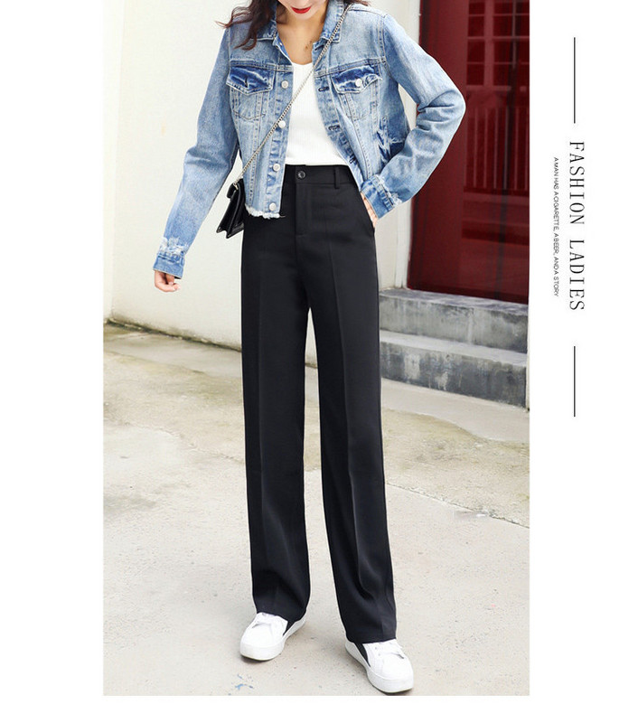 Pantaloni lungi de dama model nou in negru