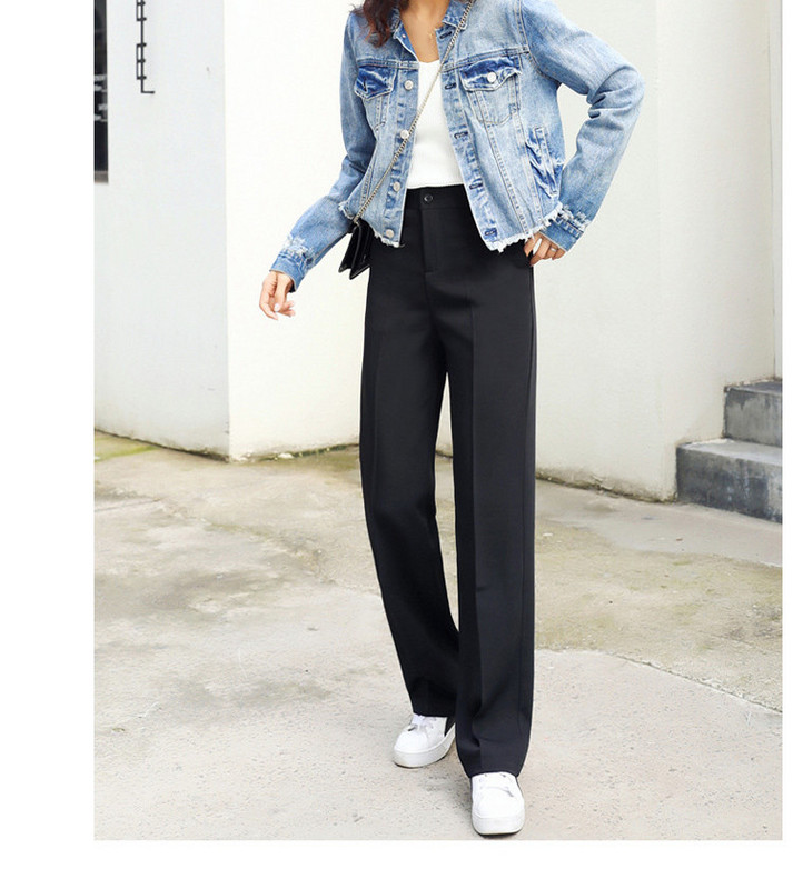 Pantaloni lungi de dama model nou in negru