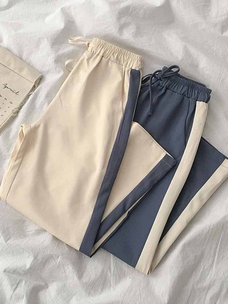 Дамски ежедневен спортен панталон с връзки 