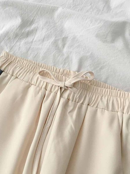 Дамски ежедневен спортен панталон с връзки 