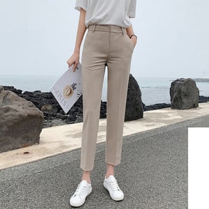 Pantaloni casual dama cu buzunar in mai multe culori