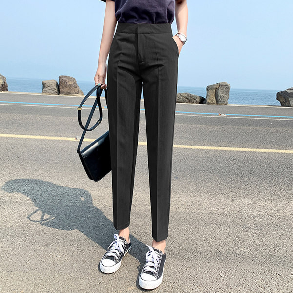 Pantaloni casual dama cu buzunar in mai multe culori