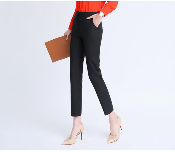 Pantaloni eleganti de dama cu talie inalta - model Slim