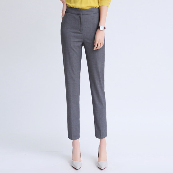 Pantaloni eleganti de dama cu talie inalta - model Slim