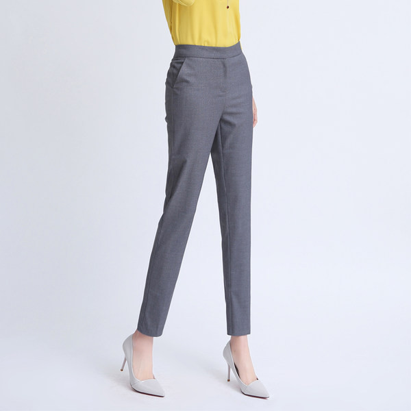 Pantaloni eleganti de dama cu talie inalta - model Slim