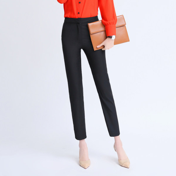 Pantaloni eleganti de dama cu talie inalta - model Slim