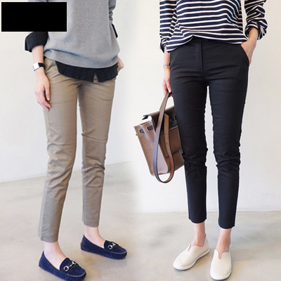 Ежедневен дамски панталон с джобове Slim модел