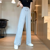 Ежедневен дамски панталон  с връзки и ластик