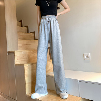 Ежедневен дамски панталон  с връзки и ластик