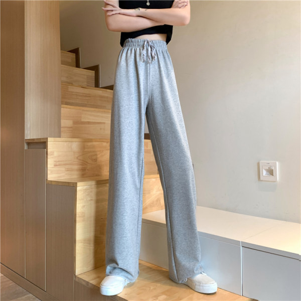 Ежедневен дамски панталон  с връзки и ластик