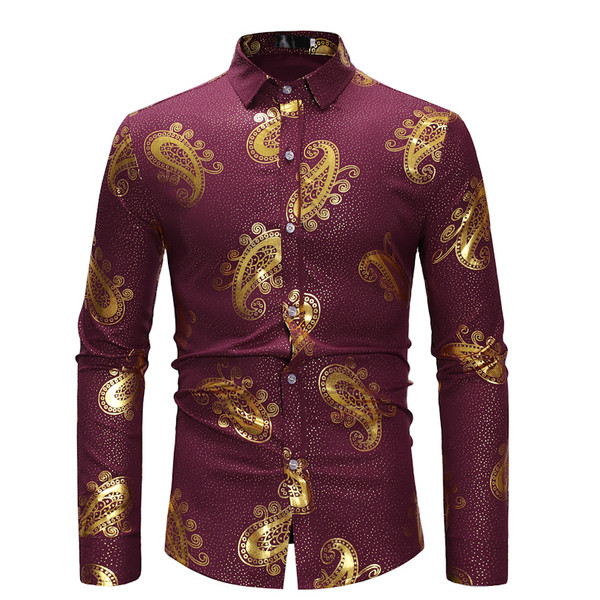 Cămașă bărbătească actuală cu guler clasic montat