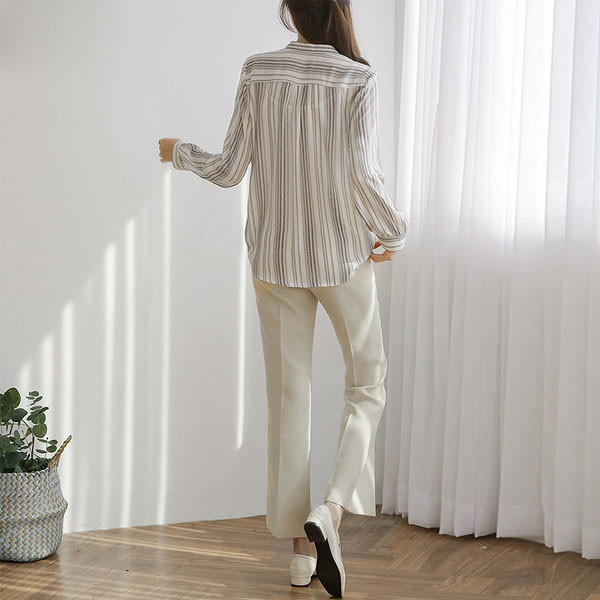 Нов модел дамски панталон-с висока талия 