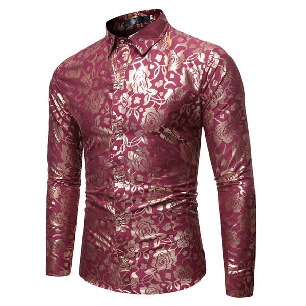 Cămașă bărbătească actuală model mulat cu guler clasic și mâneci lungi
