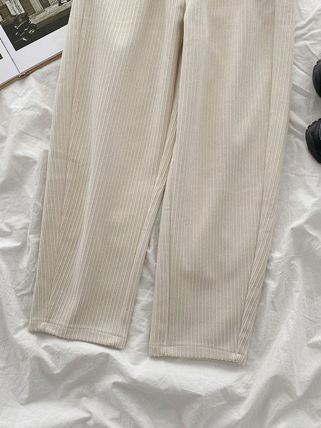 Дамски ежедневен спортен панталон с висока ластична талия 