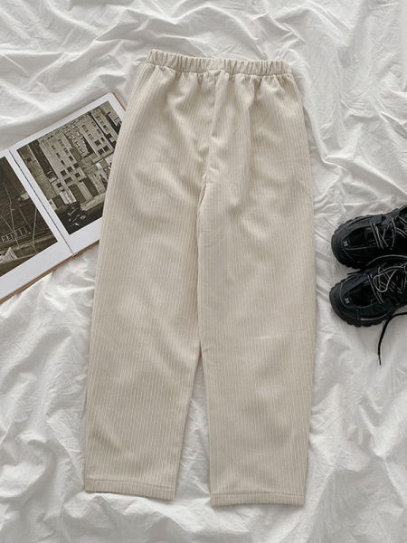 Дамски ежедневен спортен панталон с висока ластична талия 