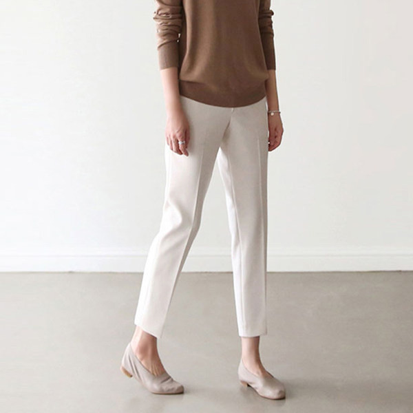 Pantaloni moderni de dama cu talie inalta in mai multe culori