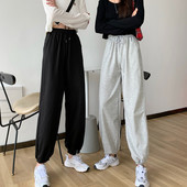 Pantaloni casual dama cu cravate si elastic